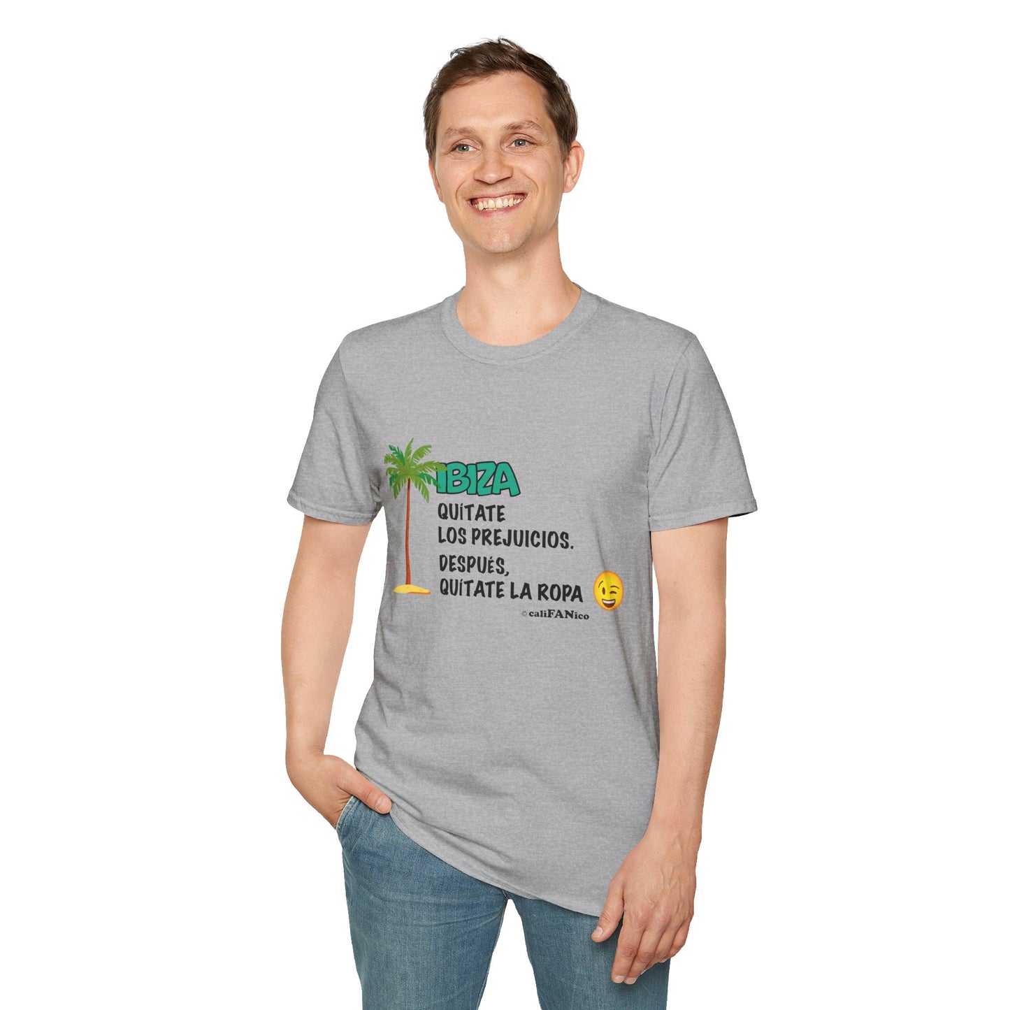 Vibrant Ibiza Statement Tee - Beach T-Shirt, Unisex Casual Summer Shirt, Travel Shirt, Beach Wear, Gift for Vacation Lovers