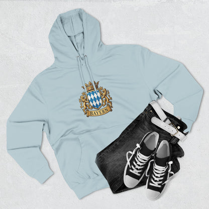 Bayern Crest Hoodie — Vintage Bavarian Coat of Arms Pullover