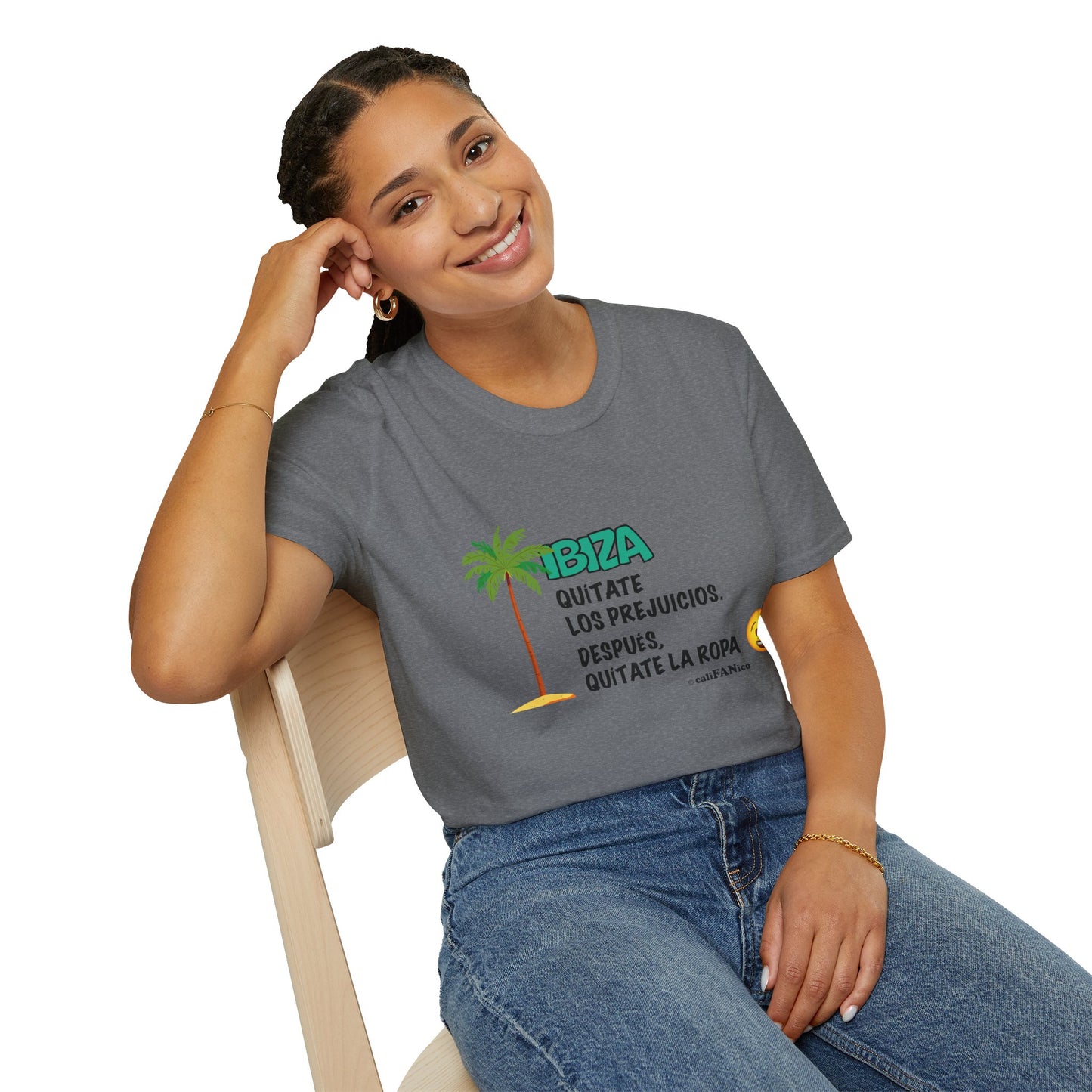 Vibrant Ibiza Statement Tee - Beach T-Shirt, Unisex Casual Summer Shirt, Travel Shirt, Beach Wear, Gift for Vacation Lovers