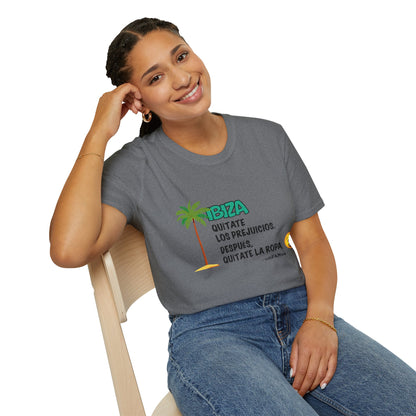 Vibrant Ibiza Statement Tee - Beach T-Shirt, Unisex Casual Summer Shirt, Travel Shirt, Beach Wear, Gift for Vacation Lovers