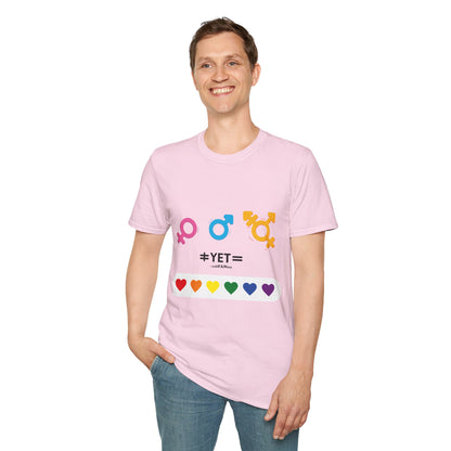Pride & Equality T-Shirt, Unisex Softstyle Tee, LGBTQ+ Support Shirt, Inclusive Fashion, Gift for Pride Month, Gender Equality Top