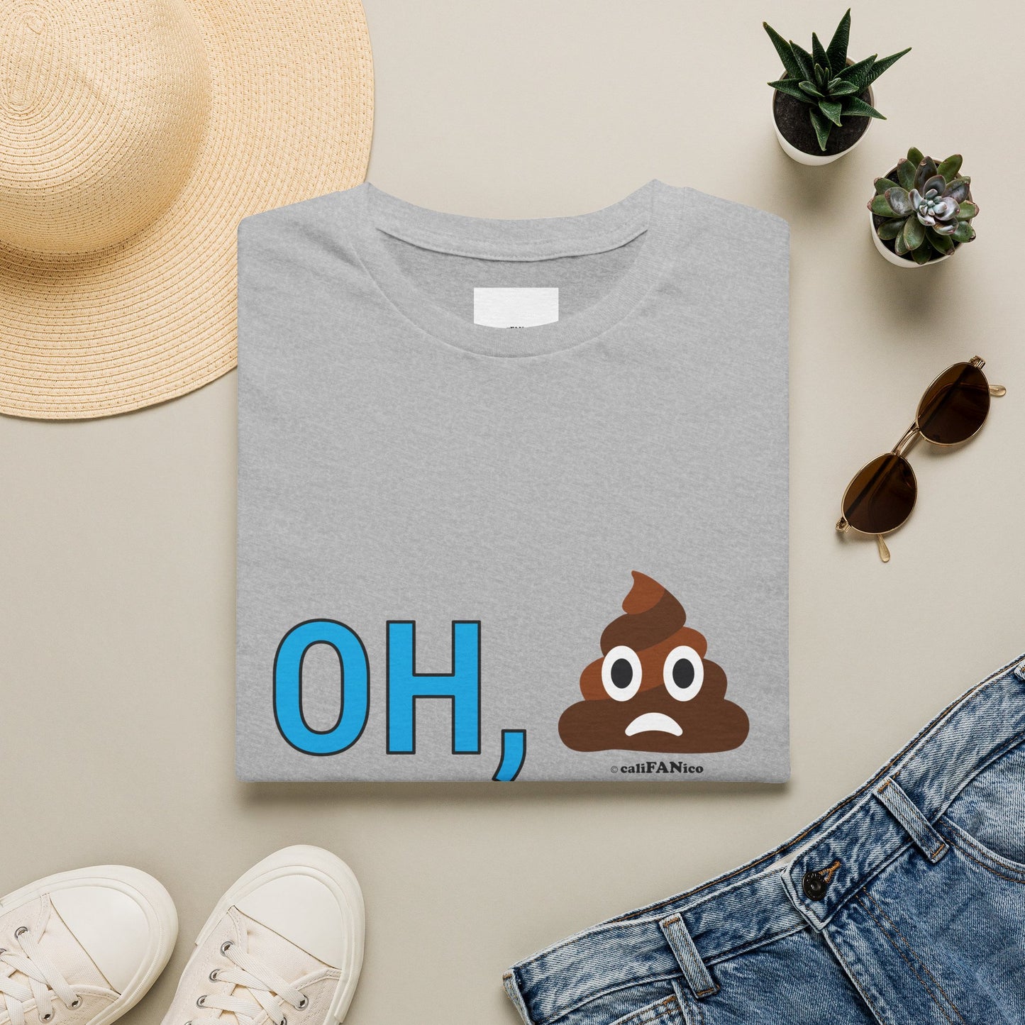 Funny Poop Emoji T-shirt Unisex T-Shirt, Casual Humor Tee, Gift for Friends, Birthday Shirt, Comfy Everyday Wear