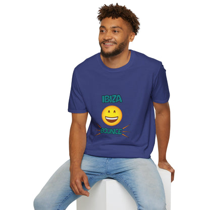 Ibiza Bounce Unisex T-Shirt, Casual Summer Tee, Beach Wear, Fun Party Shirt, Vacation T-Shirt, Club Wear