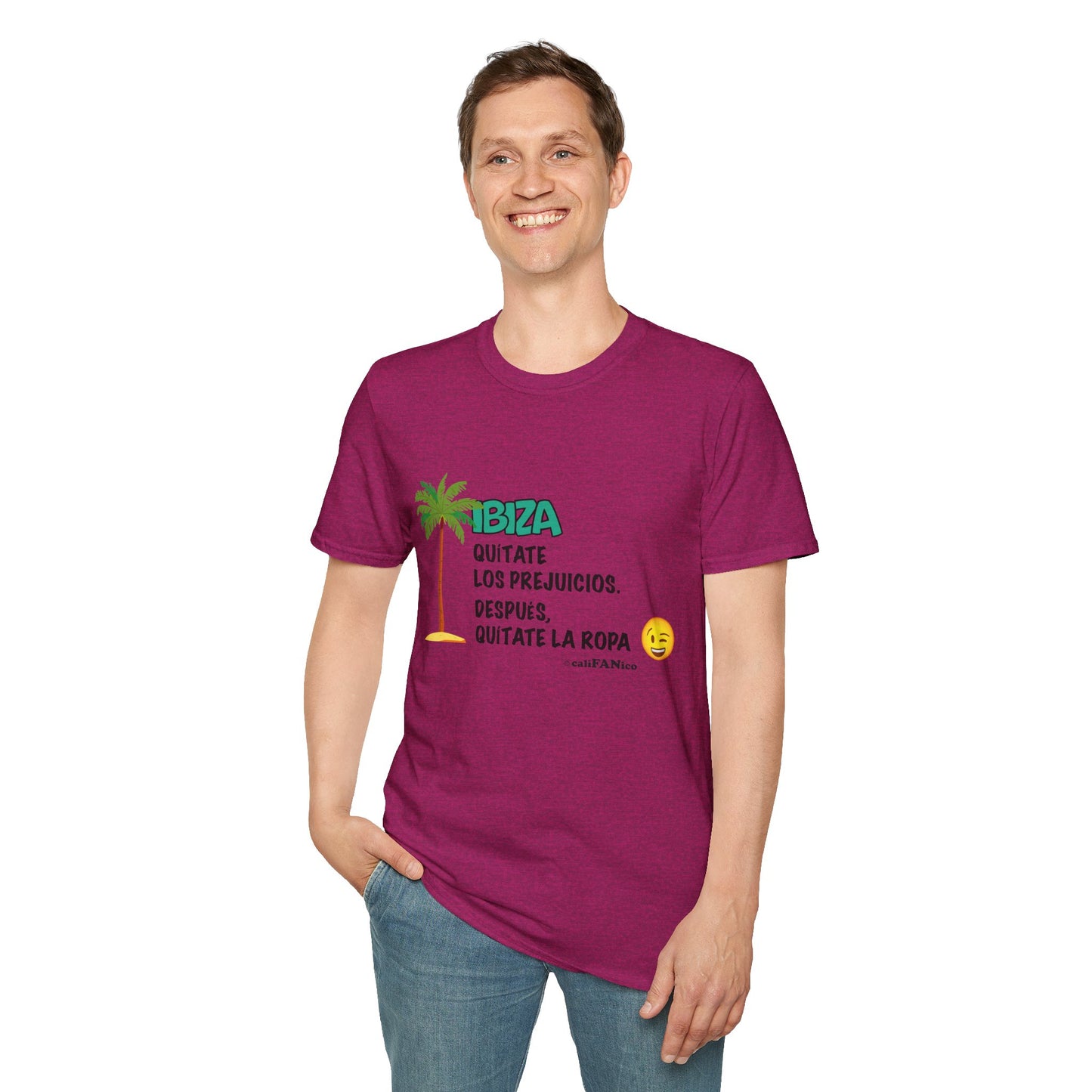 Vibrant Ibiza Statement Tee - Beach T-Shirt, Unisex Casual Summer Shirt, Travel Shirt, Beach Wear, Gift for Vacation Lovers