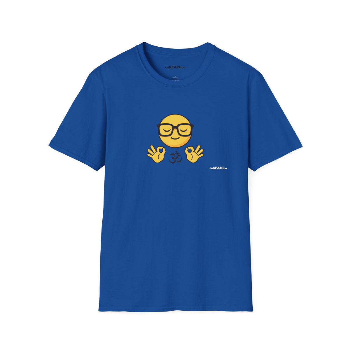 Zen Emoji T‑Shirt — Relaxed Mindfulness Graphic Tee