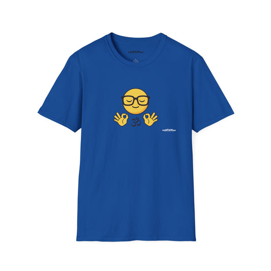 Zen Emoji T‑Shirt — Relaxed Mindfulness Graphic Tee