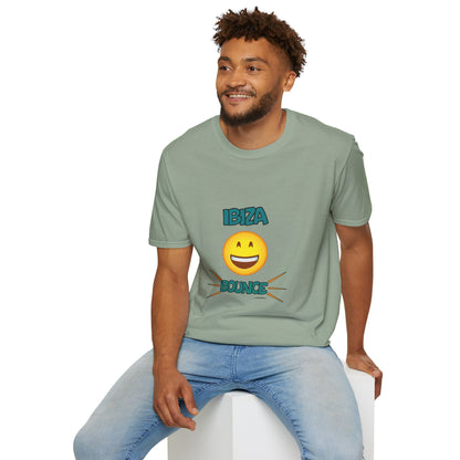 Ibiza Bounce Unisex T-Shirt, Casual Summer Tee, Beach Wear, Fun Party Shirt, Vacation T-Shirt, Club Wear