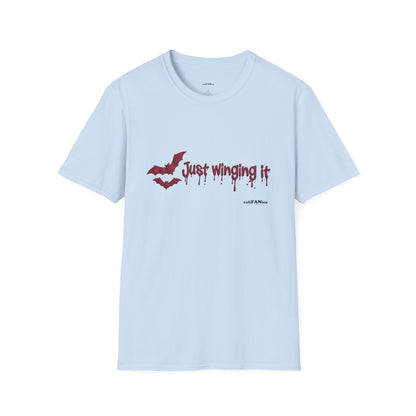 Spooky Bat Design T-Shirt - Perfect for Halloween, Autumn, Unique Graphic Tee