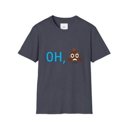Funny Poop Emoji T-shirt Unisex T-Shirt, Casual Humor Tee, Gift for Friends, Birthday Shirt, Comfy Everyday Wear