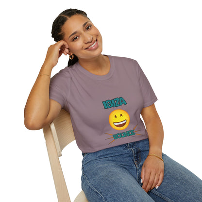 Ibiza Bounce Unisex T-Shirt, Casual Summer Tee, Beach Wear, Fun Party Shirt, Vacation T-Shirt, Club Wear