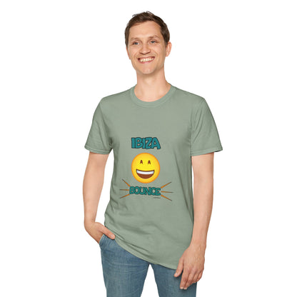 Ibiza Bounce Unisex T-Shirt, Casual Summer Tee, Beach Wear, Fun Party Shirt, Vacation T-Shirt, Club Wear