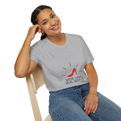Funny T-Shirt Shoe Lover Lady Soft style T-Shirt