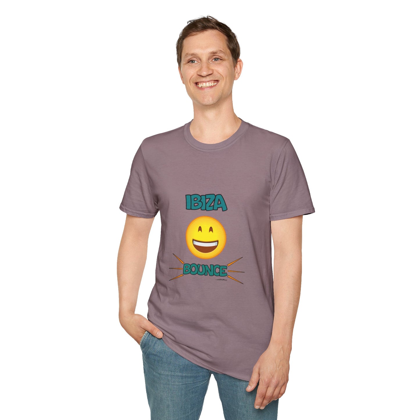 Ibiza Bounce Unisex T-Shirt, Casual Summer Tee, Beach Wear, Fun Party Shirt, Vacation T-Shirt, Club Wear