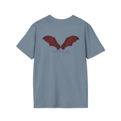 Spooky Bat Design T-Shirt - Perfect for Halloween, Autumn, Unique Graphic Tee