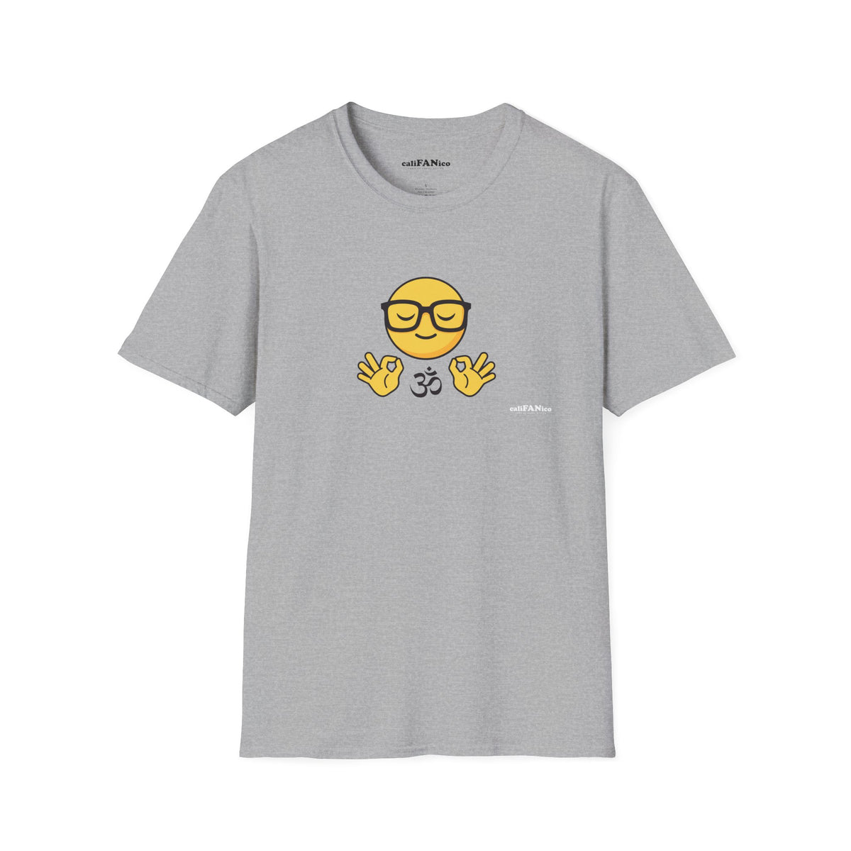 Zen Emoji T‑Shirt — Relaxed Mindfulness Graphic Tee