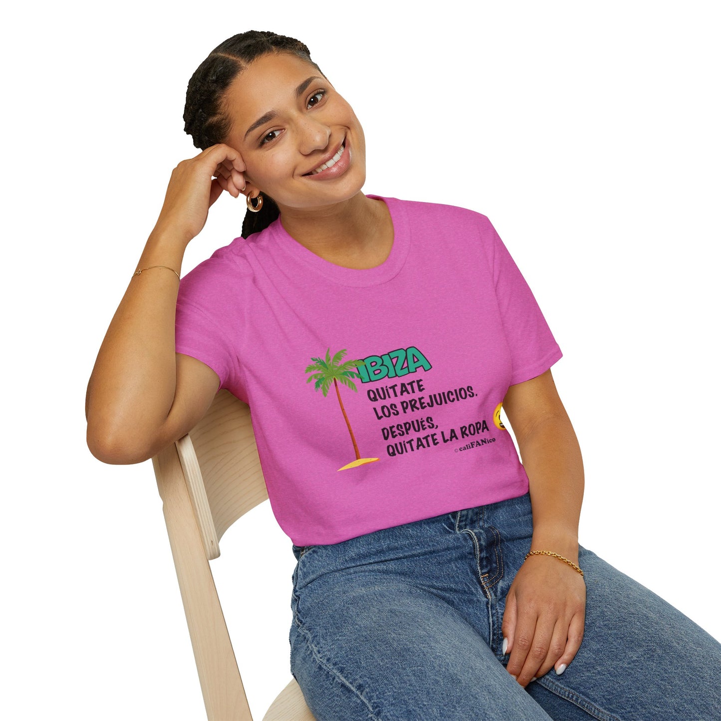 Vibrant Ibiza Statement Tee - Beach T-Shirt, Unisex Casual Summer Shirt, Travel Shirt, Beach Wear, Gift for Vacation Lovers
