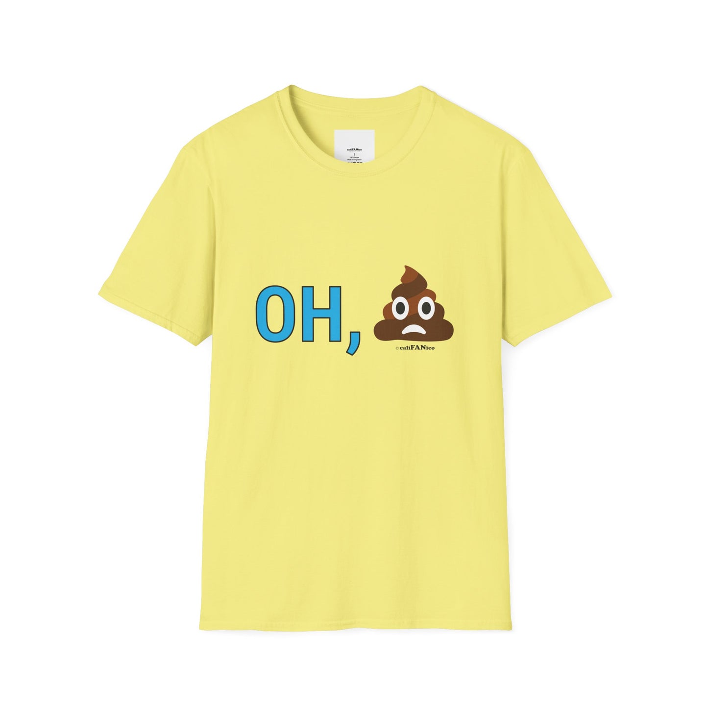 Funny Poop Emoji T-shirt Unisex T-Shirt, Casual Humor Tee, Gift for Friends, Birthday Shirt, Comfy Everyday Wear