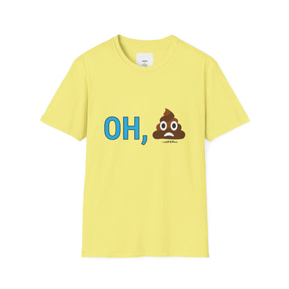 Funny Poop Emoji T-shirt Unisex T-Shirt, Casual Humor Tee, Gift for Friends, Birthday Shirt, Comfy Everyday Wear