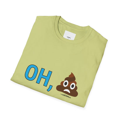 Funny Poop Emoji T-shirt Unisex T-Shirt, Casual Humor Tee, Gift for Friends, Birthday Shirt, Comfy Everyday Wear