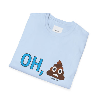 Funny Poop Emoji T-shirt Unisex T-Shirt, Casual Humor Tee, Gift for Friends, Birthday Shirt, Comfy Everyday Wear