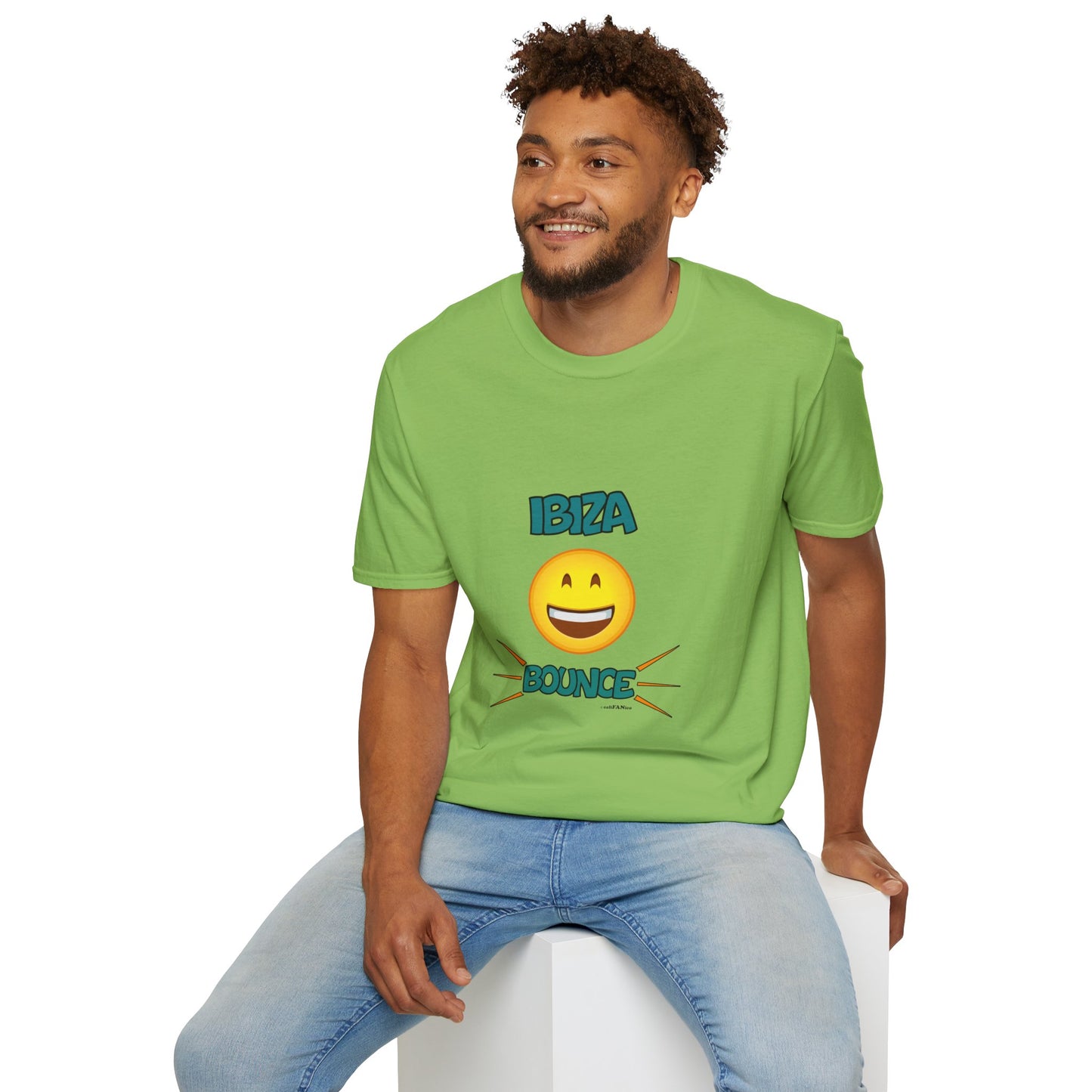 Ibiza Bounce Unisex T-Shirt, Casual Summer Tee, Beach Wear, Fun Party Shirt, Vacation T-Shirt, Club Wear