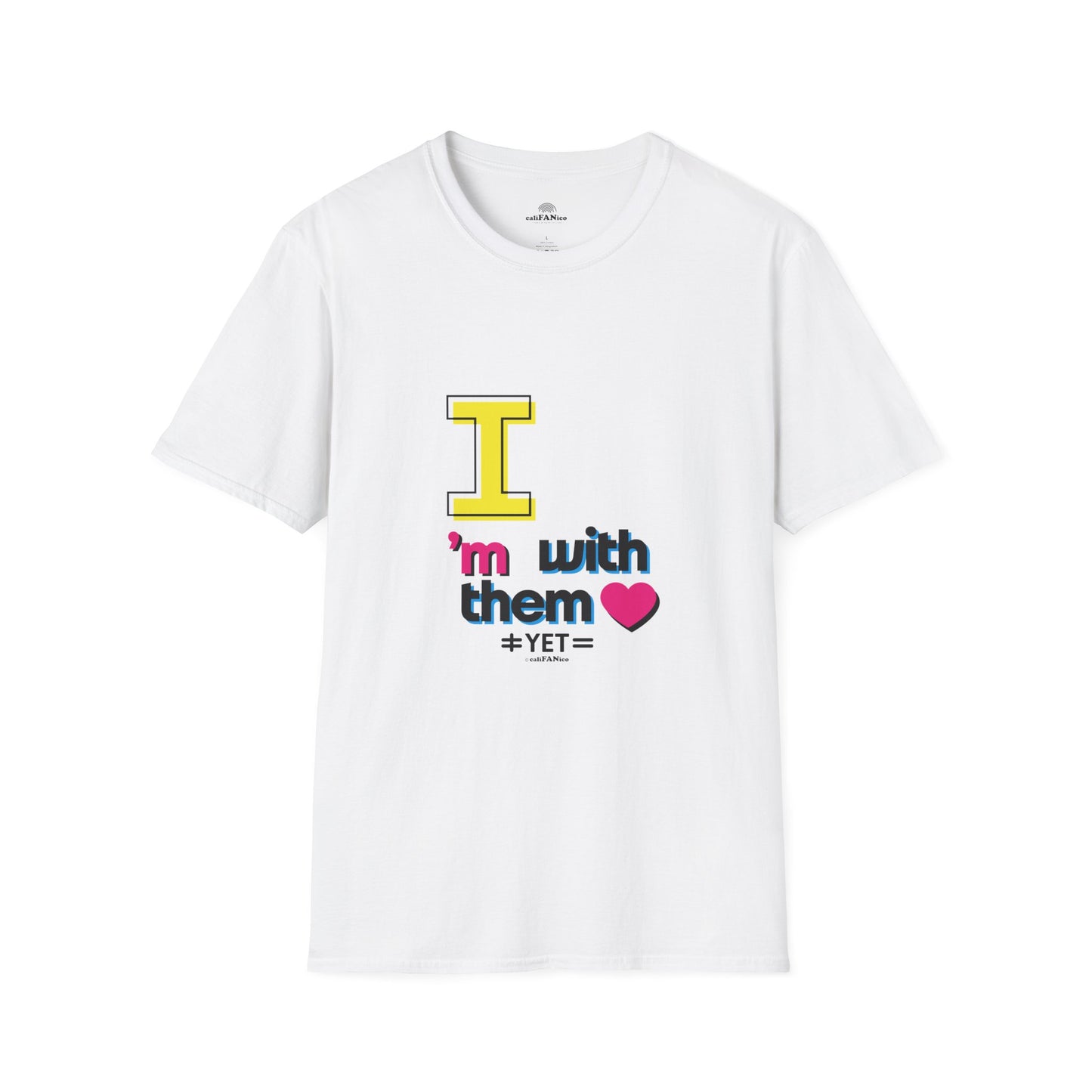 I’m With Them LGBTQ Pride Unisex Softstyle T-Shirt | Casual Wear, Gift for Friends, Pride Events Shirt, Graphic Tee, Inclusive Fashion