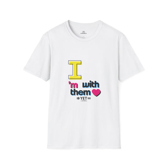 I’m With Them LGBTQ Pride Unisex Softstyle T-Shirt | Casual Wear, Gift for Friends, Pride Events Shirt, Graphic Tee, Inclusive Fashion