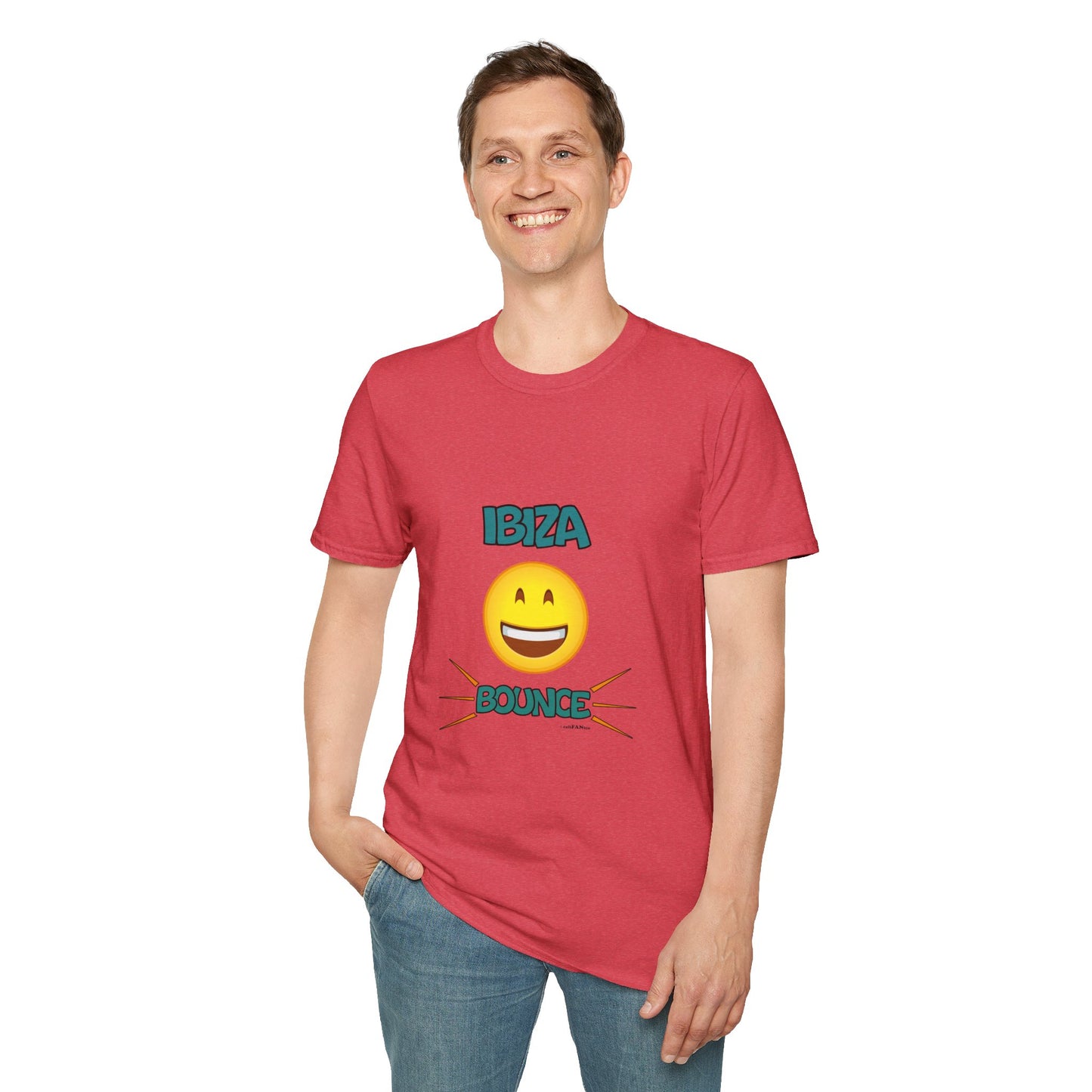 Ibiza Bounce Unisex T-Shirt, Casual Summer Tee, Beach Wear, Fun Party Shirt, Vacation T-Shirt, Club Wear