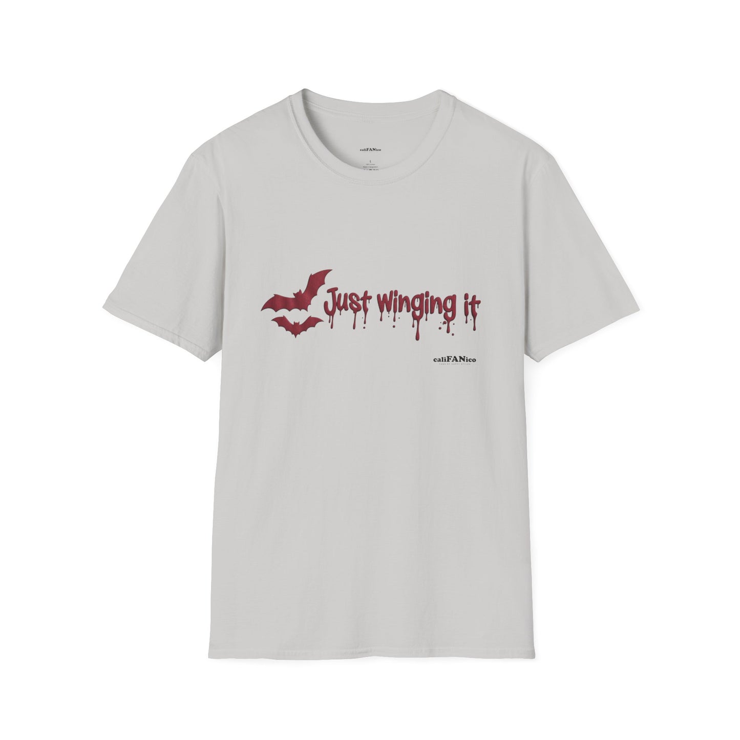 Spooky Bat Design T-Shirt - Perfect for Halloween, Autumn, Unique Graphic Tee