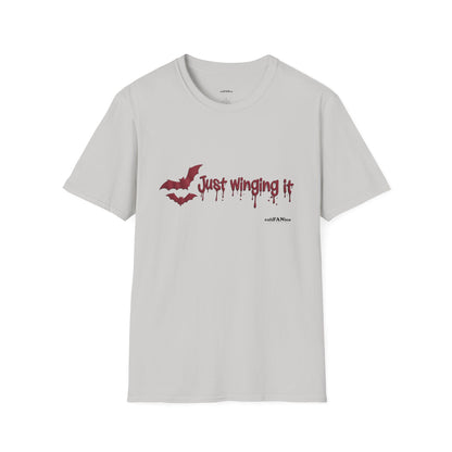 Spooky Bat Design T-Shirt - Perfect for Halloween, Autumn, Unique Graphic Tee