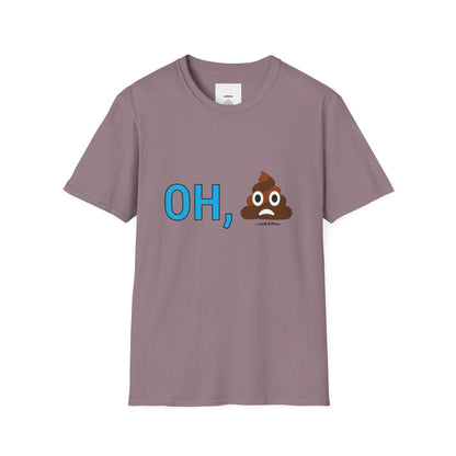 Funny Poop Emoji T-shirt Unisex T-Shirt, Casual Humor Tee, Gift for Friends, Birthday Shirt, Comfy Everyday Wear