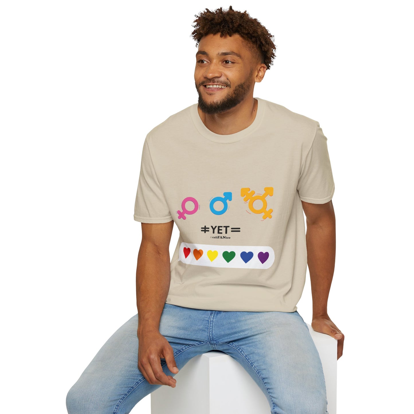 Pride & Equality T-Shirt, Unisex Softstyle Tee, LGBTQ+ Support Shirt, Inclusive Fashion, Gift for Pride Month, Gender Equality Top