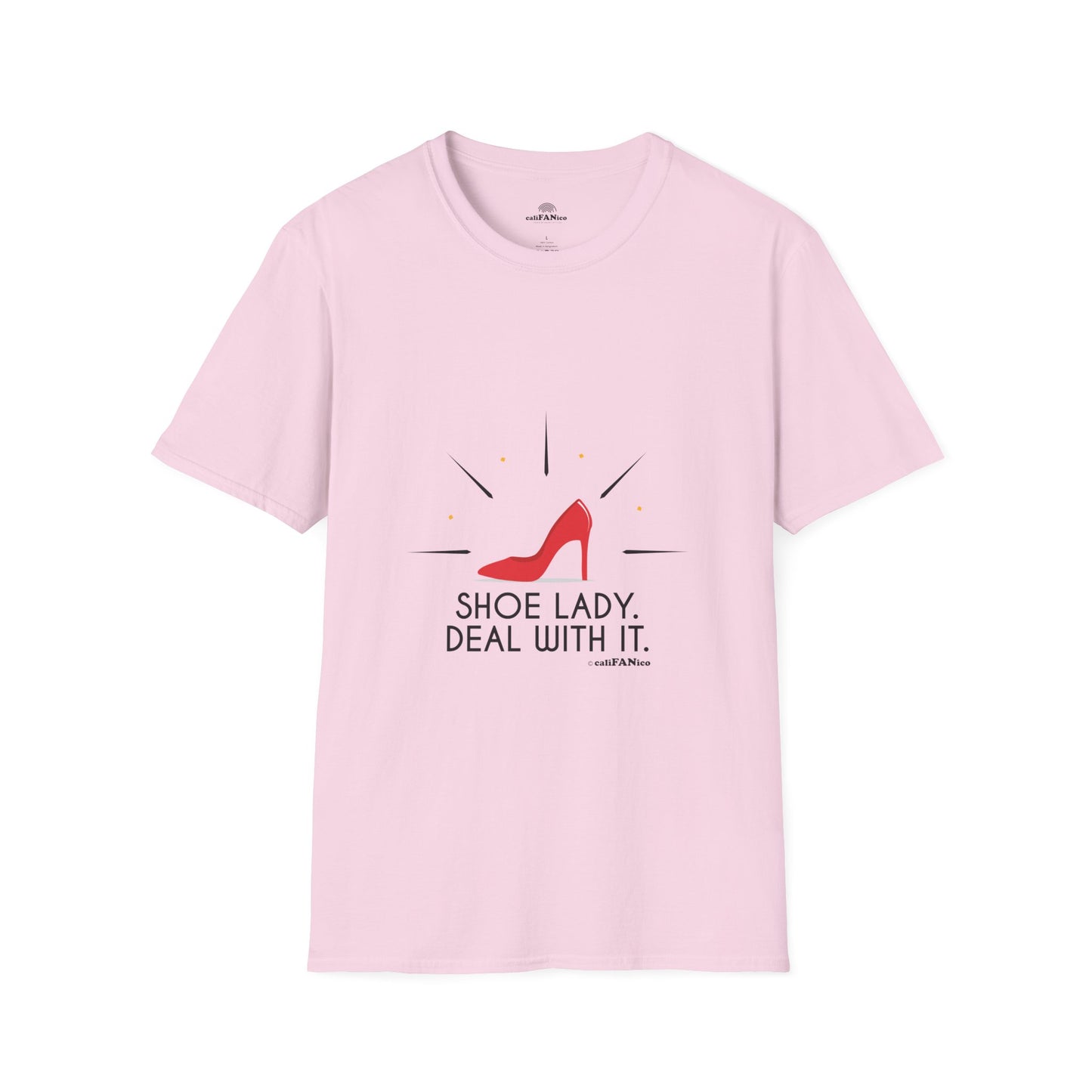 Funny T-Shirt Shoe Lover Lady Soft style T-Shirt