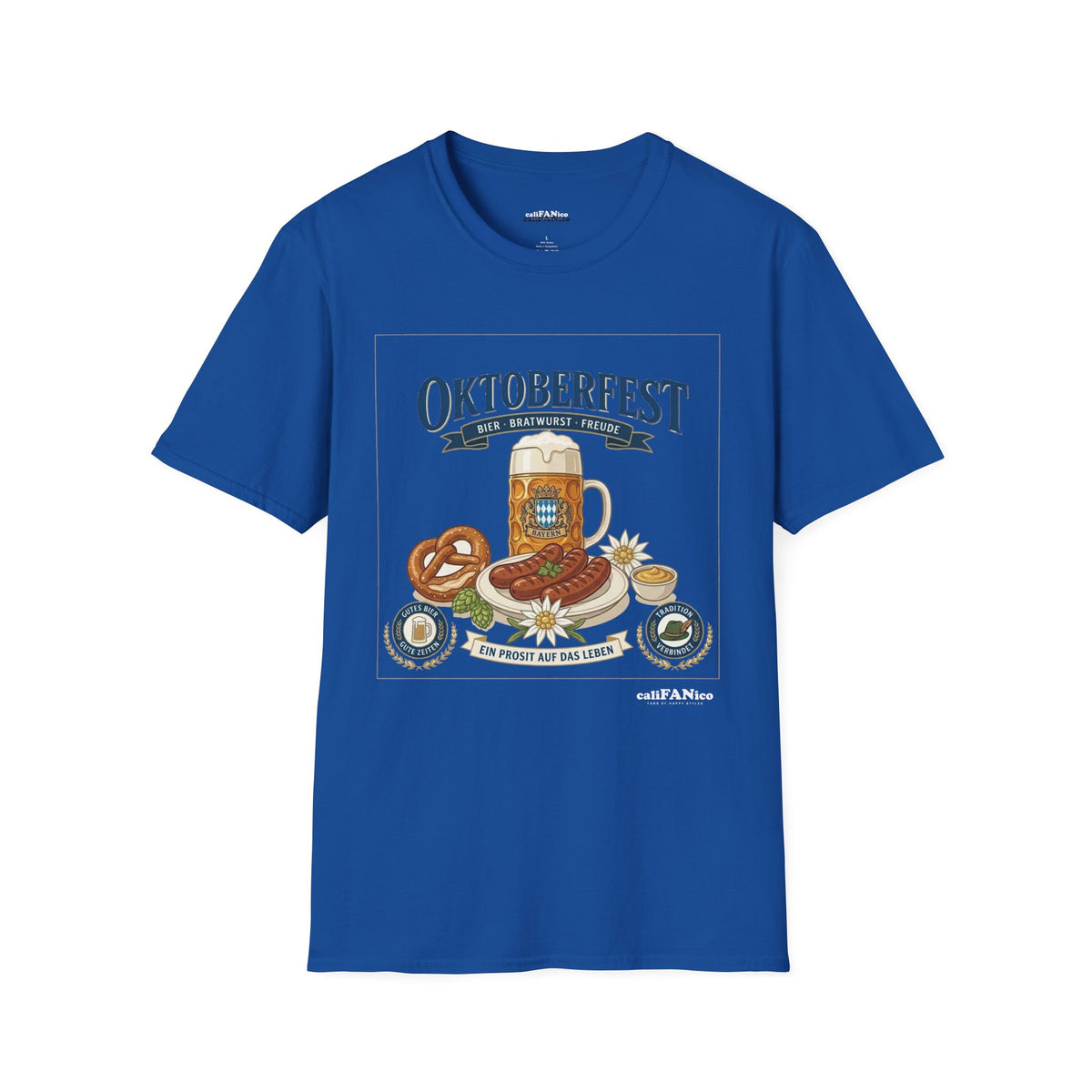 Oktoberfest Beer Pretzel Wurst T-Shirt - Bavarian souvenir