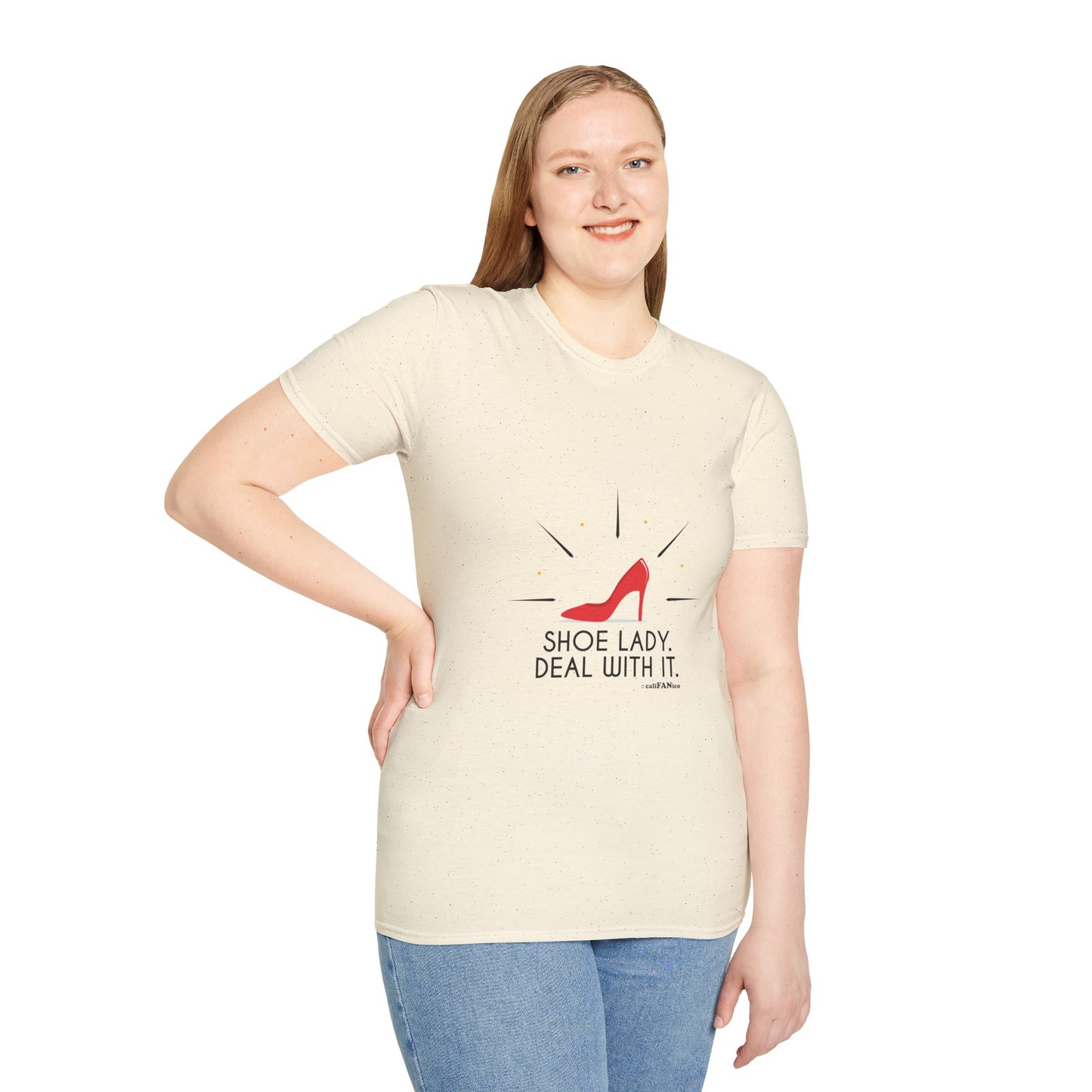 Funny T-Shirt Shoe Lover Lady Soft style T-Shirt
