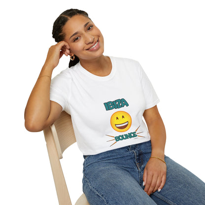 Ibiza Bounce Unisex T-Shirt, Casual Summer Tee, Beach Wear, Fun Party Shirt, Vacation T-Shirt, Club Wear