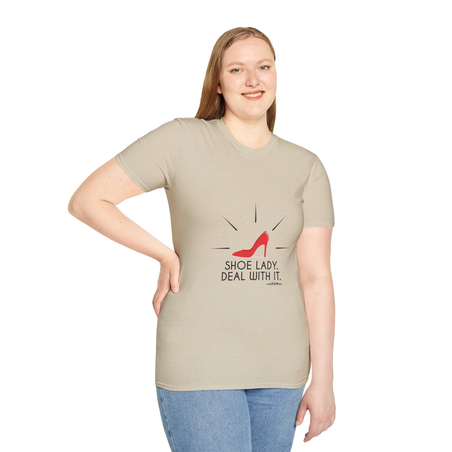 Funny T-Shirt Shoe Lover Lady Soft style T-Shirt