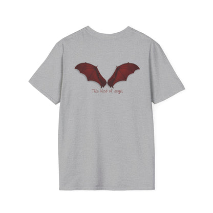 Spooky Bat Design T-Shirt - Perfect for Halloween, Autumn, Unique Graphic Tee