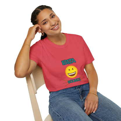 Ibiza Bounce Unisex T-Shirt, Casual Summer Tee, Beach Wear, Fun Party Shirt, Vacation T-Shirt, Club Wear