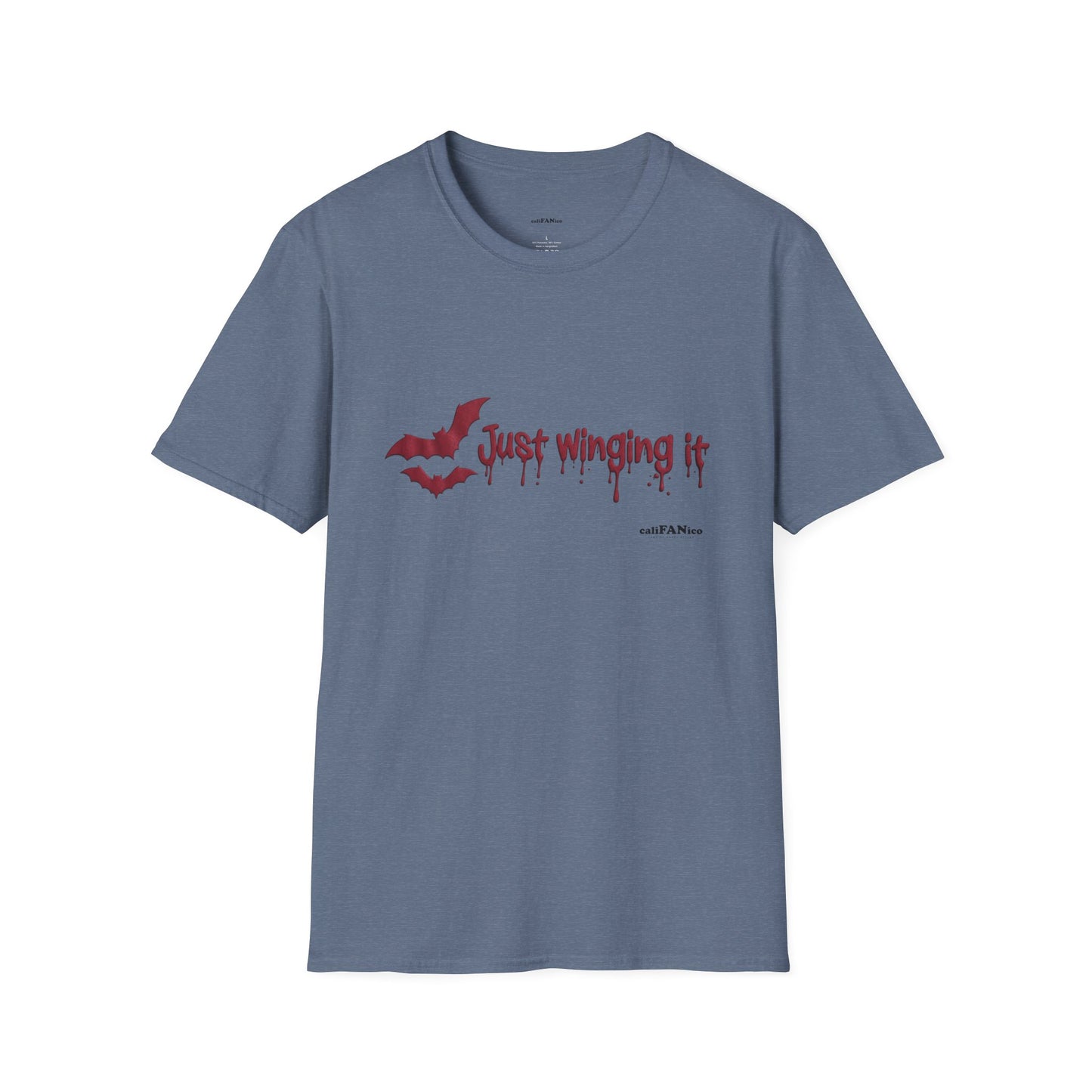 Spooky Bat Design T-Shirt - Perfect for Halloween, Autumn, Unique Graphic Tee