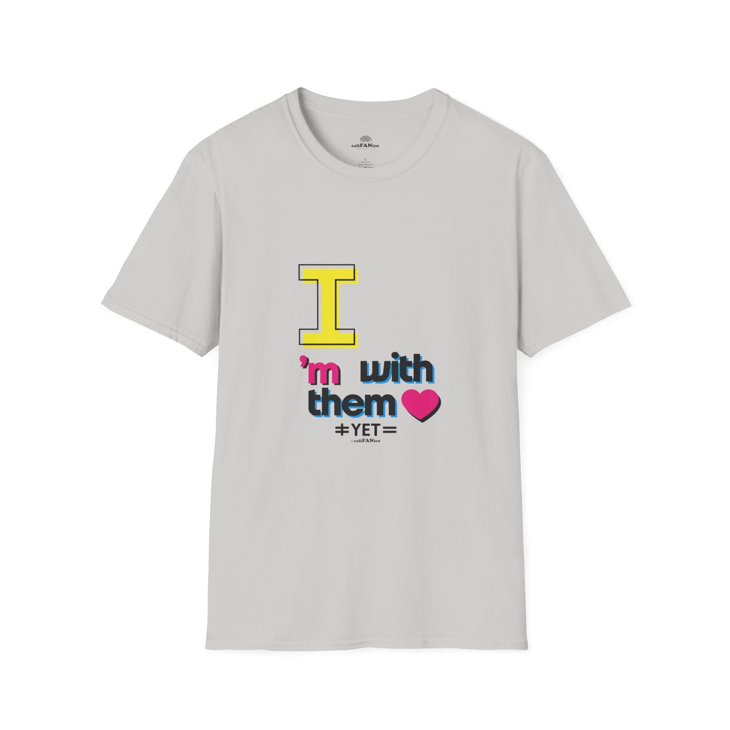 I’m With Them LGBTQ Pride Unisex Softstyle T-Shirt | Casual Wear, Gift for Friends, Pride Events Shirt, Graphic Tee, Inclusive Fashion