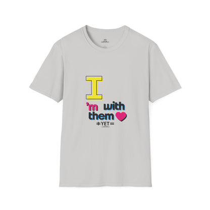 I’m With Them LGBTQ Pride Unisex Softstyle T-Shirt | Casual Wear, Gift for Friends, Pride Events Shirt, Graphic Tee, Inclusive Fashion