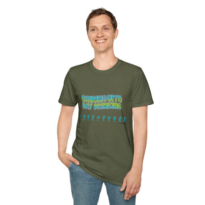 Funny Beach Day Drinking T-Shirt, Spain Summer, Unisex T-Shirt, Summer Vibes Tee, Beach Party T-Shirt, Vacation Apparel, Fun Gift Idea, Spain Souvenir T-Shirt
