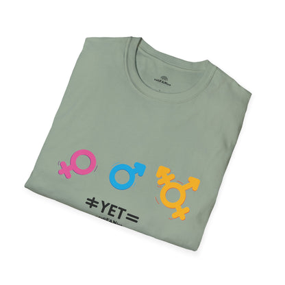 Pride & Equality T-Shirt, Unisex Softstyle Tee, LGBTQ+ Support Shirt, Inclusive Fashion, Gift for Pride Month, Gender Equality Top