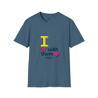 I’m With Them LGBTQ Pride Unisex Softstyle T-Shirt | Casual Wear, Gift for Friends, Pride Events Shirt, Graphic Tee, Inclusive Fashion