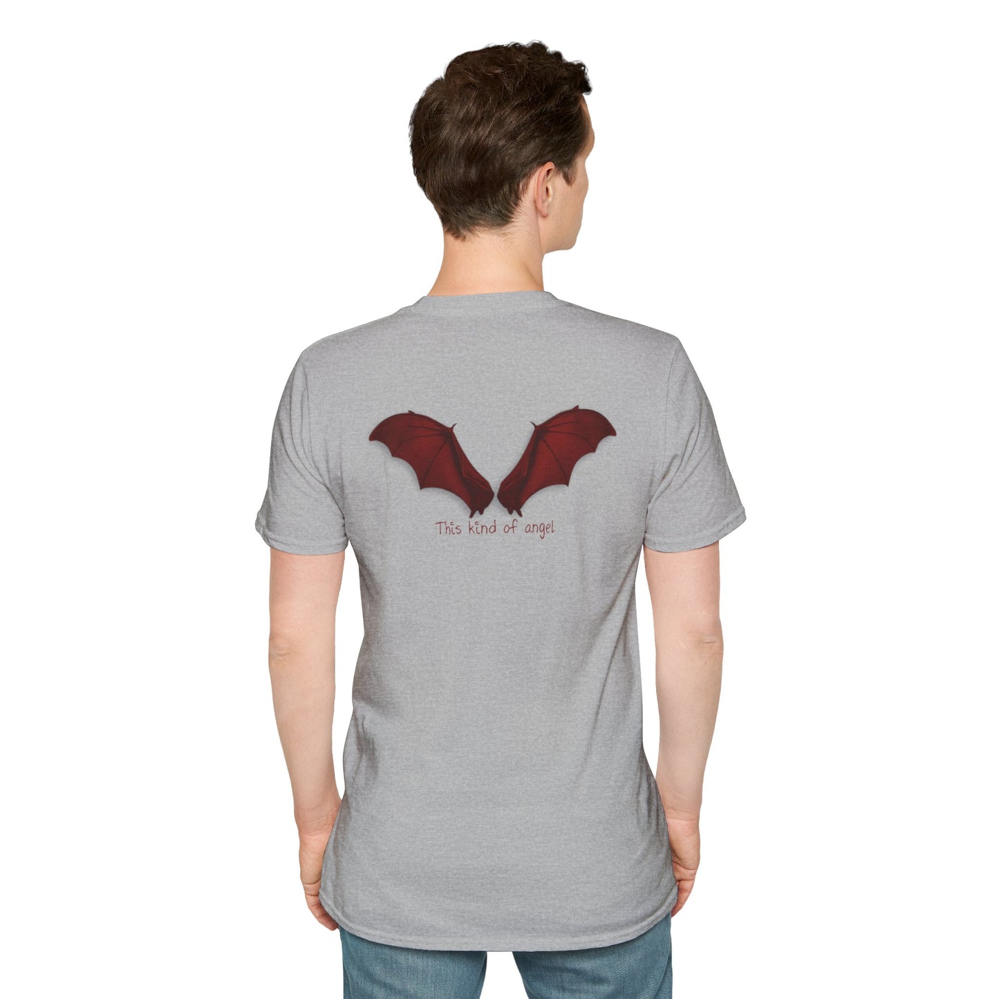 Spooky Bat Design T-Shirt - Perfect for Halloween, Autumn, Unique Graphic Tee