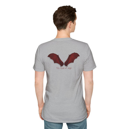 Spooky Bat Design T-Shirt - Perfect for Halloween, Autumn, Unique Graphic Tee