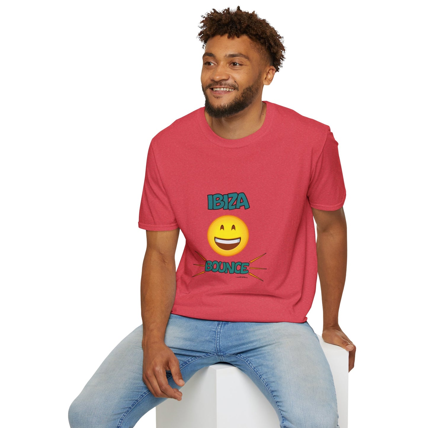 Ibiza Bounce Unisex T-Shirt, Casual Summer Tee, Beach Wear, Fun Party Shirt, Vacation T-Shirt, Club Wear