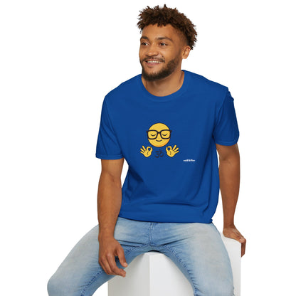 Zen Emoji T‑Shirt — Relaxed Mindfulness Graphic Tee