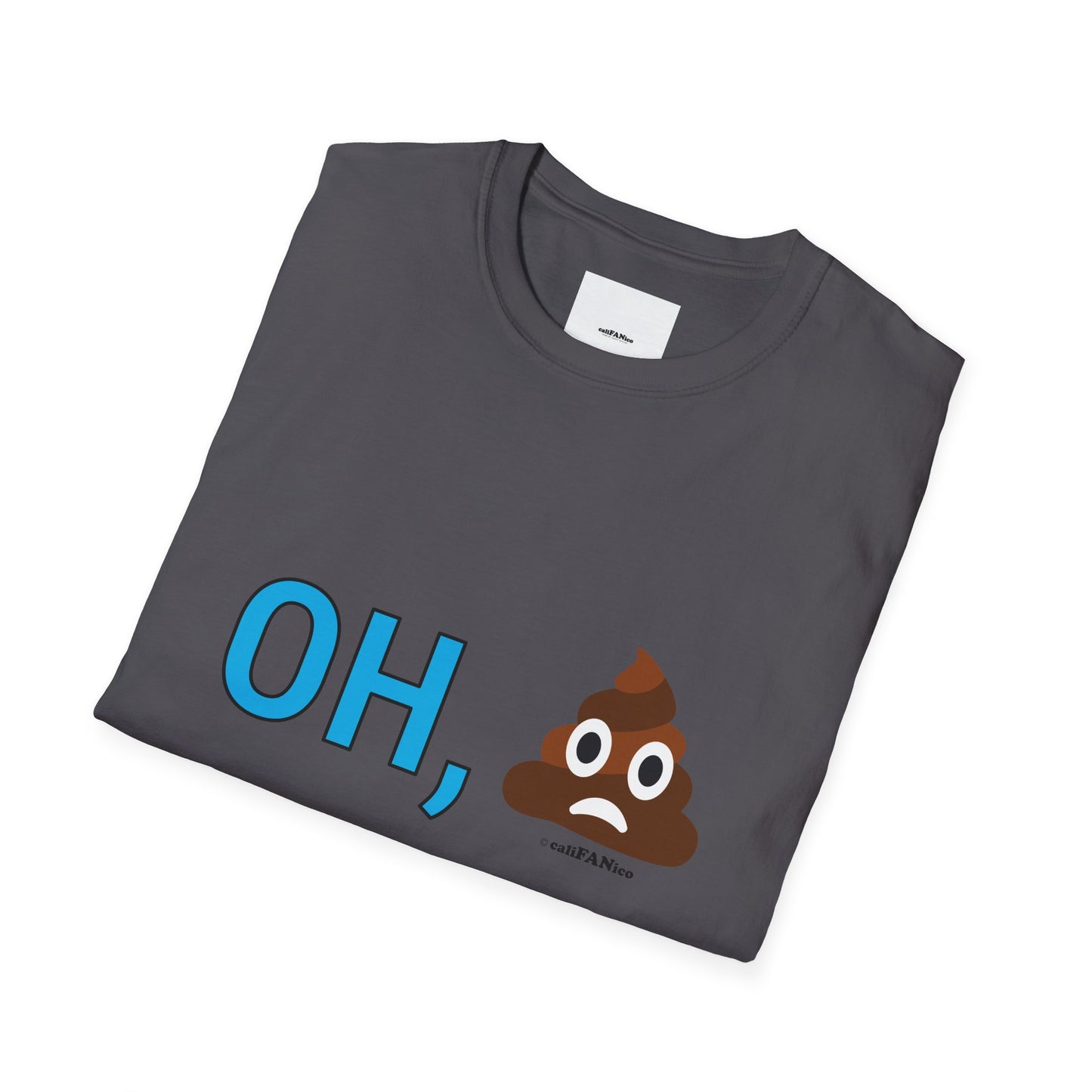 Funny Poop Emoji T-shirt Unisex T-Shirt, Casual Humor Tee, Gift for Friends, Birthday Shirt, Comfy Everyday Wear